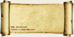 Anastasija Pena vizit kartica